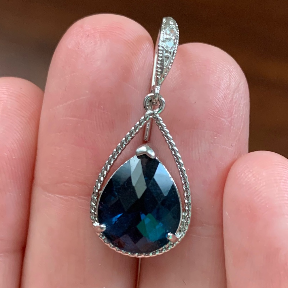 Navy Earrings